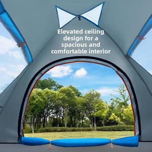 Tente de <span class=keywords><strong>camping</strong></span> Highwin pour 2 personnes, imperméable, abri solaire, installation facile, légère, portable, cadre en polyester 170T et fibre de verre, été - Product Image 5