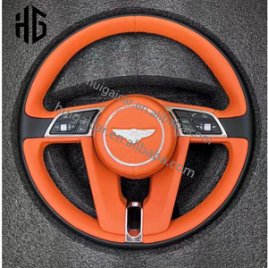 Accessoires de véhicule couverture de <span class=keywords><strong>volant</strong></span> de course de voiture personnalisée pour Bentley Bentayag Muslanne <span class=keywords><strong>volant</strong></span> universel - Product Image 6