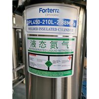 Réservoir de stockage cryogénique du réservoir 210L 450L 1000L d'hydrogène liquide de certification de la CE d'acier inoxydable pour l'hôpital médical