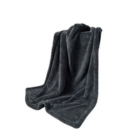 Handuk Mikrofiber Tebal 1200gsm 1400gsm untuk Aksesoris Cuci Mobil, Handuk Pengering Mobil dengan Loop Terpuntir, Detailing Mobil 60x90cm