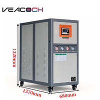 Enfriador de Tornillo Refrigerado por Aire con R410A, Ventilador de Bajo Ruido, Control Modular para Sistemas de Refrigeración de Procesos HVAC en Fábricas y Centros Comerciales