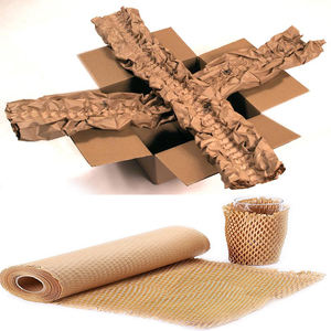 Yastık ve koruyucu paket için koruyucu ve yastıklama malzemesi ambalajı için HRZ-100 Kraft kağıt rulo Cockle makinesi - Product Image 6