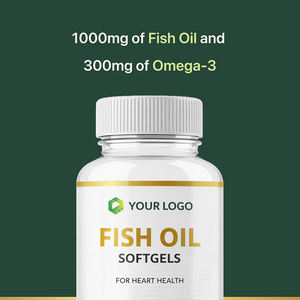 Cápsulas de <span class=keywords><strong>Aceite</strong></span> de Pescado Omega-3 Premium - 1000mg de <span class=keywords><strong>Aceite</strong></span> de Pescado, 300mg de Omega-3 - 60 Unidades para el Apoyo de la Salud del Corazón - Product Image 2