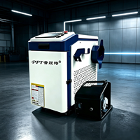 PHT-1500W Nueva Máquina de Soldadura Láser de Fibra Portátil Eficiente Sable con Refrigeración por Agua para Acero al Carbono Raycus
