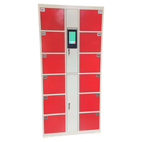 Casier de rangement intelligent multi-compartiments en acier laminé à froid avec reconnaissance faciale et code électronique
