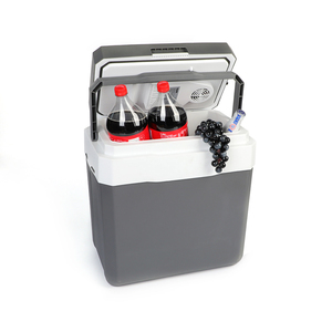 Refrigerador de pecho portátil de 12V CC, 26L, caravana, <span class=keywords><strong>Camping</strong></span>, nevera al aire libre, caja de refrigeración eléctrica - Product Image 2