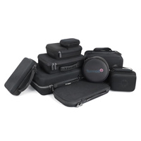 Étui de transport de voyage personnalisé de luxe en EVA, durable, imperméable, pliable, avec doublure en velours confortable