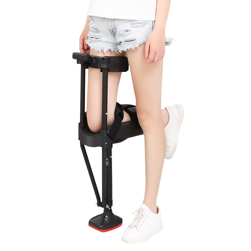 Non-slip Cane Single-leg Extendable Walker For Ankle Fracture Sprain & Calf & Ankle Injury Fall