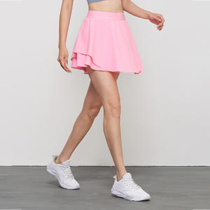 Richten Sie das Gefühl schnell trocken Yoga Tennis Falten rock Frauen Kleidung Golf Röcke Laufen Sport tragen mit Taschen - Product Image 2