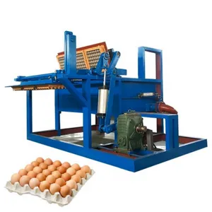 Colorful Egg Tray Plate Making Machine /Paper Egg Cells Tray Production Line / Egg Tray Line