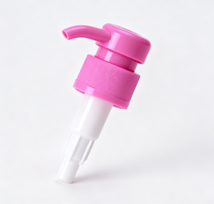Échantillon Gratuit Pompe Distributrice de Lotion PP 4cc 30/415 Rose à Verrouillage Haut-Bas, Pompe à Vis Écologique et Durable pour Bouteilles Cosmétiques, Shampoing et Savon - Product Image 2