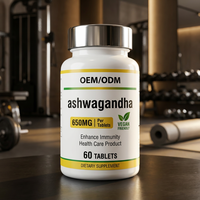 Comprimés de Shilajit et Ashwagandha KSM 66 certifiés OEM ODM Premium pour l'énergie, la vitalité, l'adaptation et la performance physique quotidienne des adultes