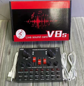 Ensemble de carte son et microphone V8 <span class=keywords><strong>M3</strong></span> S6 M8 V8S, microphone à condensateur professionnel avec compression de référence pour un son cristallin - Product Image 3