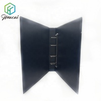 Tas File siswa A4 Folder warna tas kantor kustom Logo iklan tas Data tombol transparan dompet plastik PVC Populer