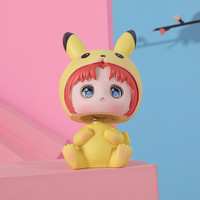 Dessin animé créatif univers mignon petite planète bobblehead poupée voiture gâteau décorations de cuisson