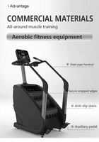 Vente flash Équipement de gym professionnel Machine à monter les escaliers - Stepper robuste pour la salle de sport et l'entraînement cardio à domicile