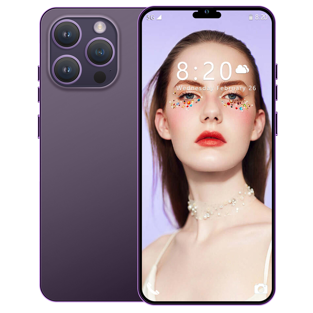 2025 I16 Pro Max Smartphone Best Selling 16BG+1TB LED Screen Mobile Phone with Dual Sim Card Brand New Smart Cell Phone