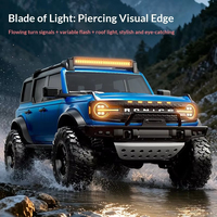 Voiture télécommandée HongXing New 1/12, 4x4, tout-terrain, avec éclairage LED, modèle miniature pour garçon, pour extérieur