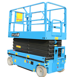 Plataforma Elevadora de Tijera Eléctrica FORU GTJZ10 de 10 m para Mantenimiento de Grúas Aéreas en Depósitos Metropolitanos, Plataforma de Trabajo Aérea Autopropulsada - Product Image 6