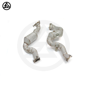 Tuyau de descente CSZ 200 Cell Cat pour tuyau de descente <span class=keywords><strong>Audi</strong></span> S6 <span class=keywords><strong>RS6</strong></span> S7 RS7 C7 avec tuyaux d'échappement de bouclier thermique - Product Image 3
