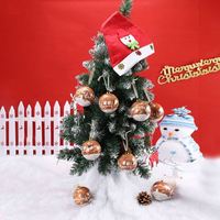 Boules de Noël semi-artisanales, décorations de Noël, boîte cadeau, 14 par boîte