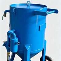 Machine de sablage robuste avec commande conviviale pour une utilisation flexible en atelier