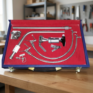 Écarteur cérébral chirurgical manuel en acier inoxydable à poignée personnalisée, instruments chirurgicaux orthopédiques à bras flexibles, ensemble COMPLET avec boîte de transport - Product Image 3