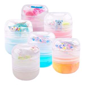 Kit de Slime Personalizado para Fiestas Infantiles, Caja de Slime Mágico Espacial Transparente con Pegamento para Slime - Product Image 1