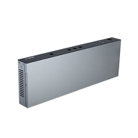 Boîtier de commande d'amplificateur audio sur mesure 1U 19'' pour montage en rack, pièces en tôle découpées au laser de précision et poinçonnées par CNC, IP55