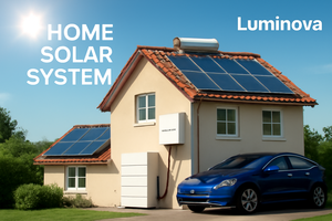 Système d'énergie solaire Luminovasolar écologique 5kw 10kw 15kw Ensemble complet de système solaire avec panneau et batterie - Product Image 6
