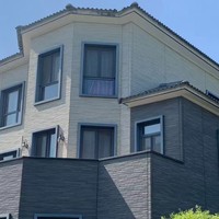 Panneaux décoratifs modernes en fibro-ciment pour murs extérieurs - Imperméables et résistants au feu pour hôtels, villas, hôpitaux, maisons et commerce
