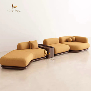 Divani per Soggiorno di Villa, Design Moderno Curvo, Arredamento per Salotto, Divano Componibile di Lusso in Stile Italiano - Product Image 3