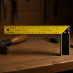 Carpenter's <b>Square</b> 300 Mm Alloy Shank Steel Right Angle <b>Tool</b> - Product Image 2