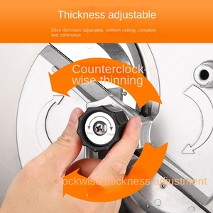 เครื่องหั่นผักผลไม้ไฟฟ้าเครื่องตัดมันฝรั่งสแตนเลส - Product Image 3