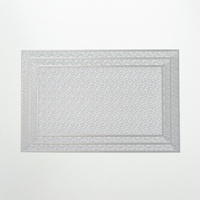 Vente en gros de sets de table en PVC TUOTU classiques rectangulaires de haute qualité, résistants à l'huile, à séchage rapide, pour nettoyer les assiettes, les tasses à café