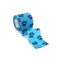 Bande de contention élastique auto-adhésive respirante non tissée, rouleau de bandage extensible pour animaux de compagnie, chiens, chevaux, soins des plaies