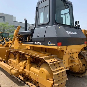 รถดันดิน SHANTUI SD16 มือสอง ปี 2022 เครื่องยนต์คัมมินส์ ตีนตะขาบสีเหลือง พร้อมแผ่นเหล็กและชุดลูกกลิ้ง - Product Image 5