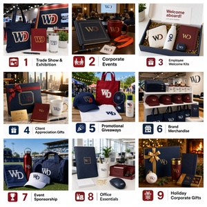 Custom Logo Promotional Giveaways Gift Set Cap <strong>T</strong> <strong>Shirt</strong> Tote Bag Fan Sunscreen Bulk Wholesale Corporate Event Souvenir Custom - Product Image 2