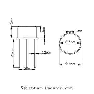 เซมิคอนดักเตอร์ Air มลพิษการตรวจสอบเครื่องดื่มแอลกอฮอล์เซ็นเซอร์ก๊าซ <span class=keywords><strong>C2h5oh</strong></span> เซ็นเซอร์สำหรับเครื่องดื่มแอลกอฮอล์ทดสอบก๊าซและ Breathalyzer - Product Image 5