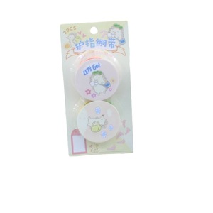 Bandages de protection pour doigts à motif de dessin animé mignon, 2 pièces, couleurs assorties, auto-adhésifs, aide à l'écriture, grip anti-friction, ruban adhésif pour les mains - Product Image 5