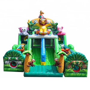 Lớn thương mại lớp PVC Inflatable lâu đài bouncy và slide với Dễ dàng thiết lập cho trẻ em - Product Image 2