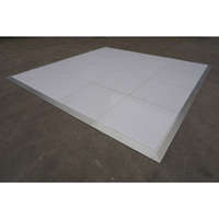 Plancher de danse portable, installation rapide, style simple, pour intérieur et extérieur, idéal pour les fêtes