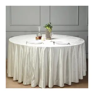 Ronde Fluwelen Tafelkleden Bruiloft Luxe 120 Rond Tafelkleed Polyester Tafelkleed Voor Evenementen Bruiloft Hotel Banket