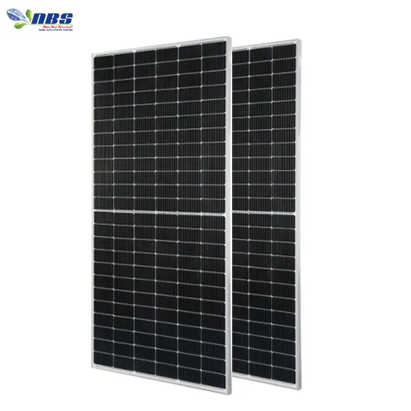 올리브 그린 에너지 Sunpower Pv 패널 144 하프 셀 투명 530W 550W 다결정 실리콘 태양 전지 패널