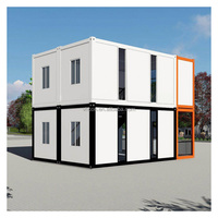 Maisons conteneurs empilables en Grèce, mini-maisons mobiles, maison conteneur à 2 étages, maison conteneur duplex