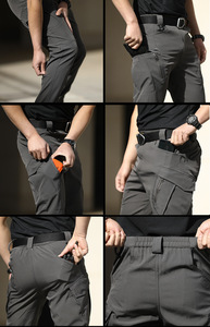 Vente en gros IX9 <span class=keywords><strong>Pantalon</strong></span> imperméable pour hommes <span class=keywords><strong>Pantalon</strong></span> de tir de chasse de randonnée en plein air <span class=keywords><strong>Pantalon</strong></span> tactique pour <span class=keywords><strong>agent</strong></span> de sécurité multi-poches - Product Image 6
