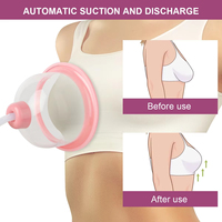 Un dispositif d'augmentation mammaire en silicone à double coupelle et un masseur mammaire pour l'agrandissement des seins, un appareil de beauté.