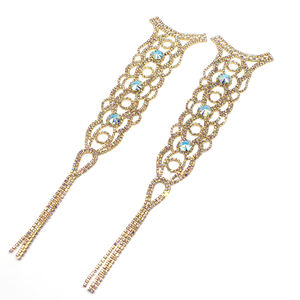 2024 nuovo Design per cucire Patch <span class=keywords><strong>Applique</strong></span> in strass per carnevale fascia da <span class=keywords><strong>braccio</strong></span> artigianale - Product Image 1