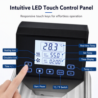 Cuisinière à immersion sous vide professionnelle 1500W 30L 220V SUS304 avec écran tactile LED à 45 degrés pour cuisine professionnelle
