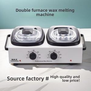 Chauffe-cire électrique double pot 1200 ml, haute efficacité, fusion rapide, machine d'épilation, équipement pour salon et spa - Product Image 5